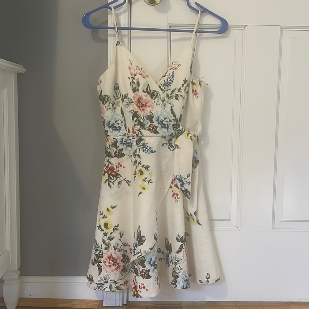 Juniors summer floral formal dress